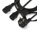 StarTech.com Câble d'alimentation PC - Cordon secteur en Y Schuko vers C13 de 2 m