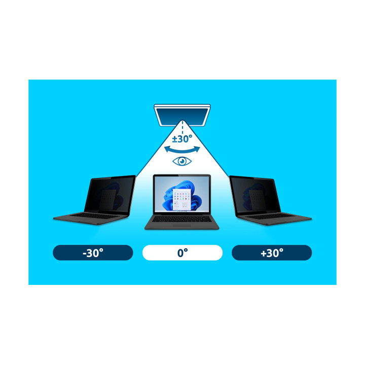 Kensington 628199 filtre anti-reflets pour écran et filtre de confidentialité Filtre de confidentialité sans bords pour ordi