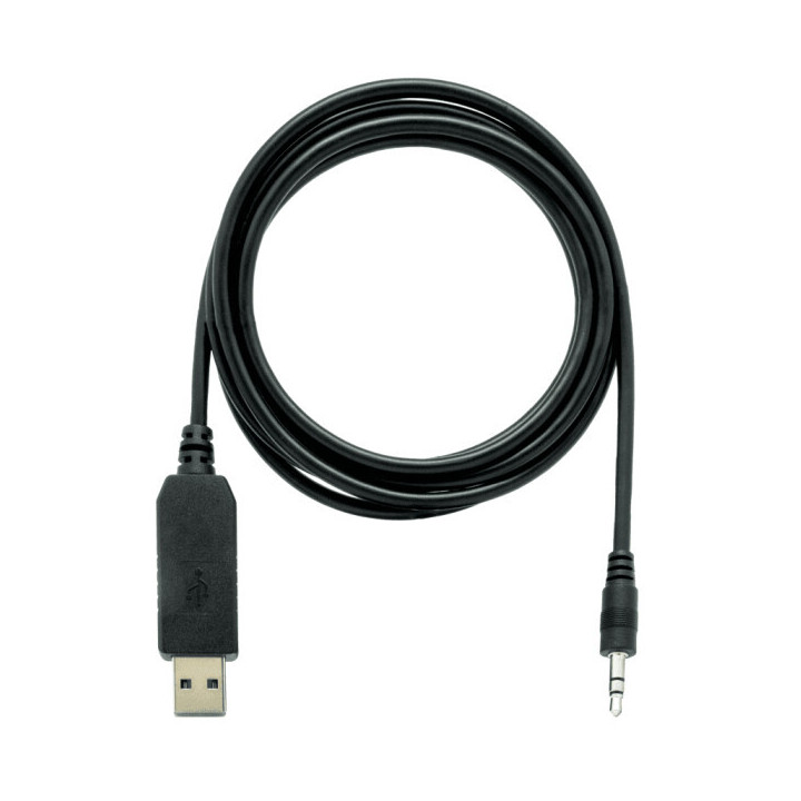 QNAP CAB-CONSOLE-UPJ-1M8 câble audio 1,8 m 3,5mm USB Noir