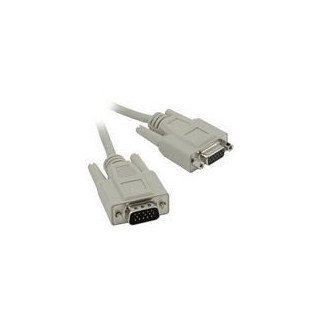 C2G 5m HD15 M/F SVGA Cable câble VGA VGA (D-Sub) Gris