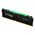 Kingston Technology FURY Beast RGB module de mémoire 8 Go 1 x 8 Go DDR4