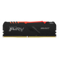 Kingston Technology FURY Beast RGB module de mémoire 8 Go 1 x 8 Go DDR4