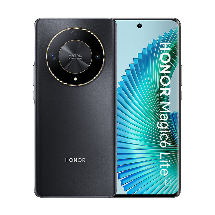 Honor Magic6 Lite 5G 17,2 cm (6.78") Double SIM Android 13 USB Type-C 8 Go 256 Go 5300 mAh Noir