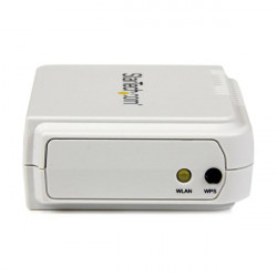 StarTech.com Serveur d'impression USB 2.0 sans fil N avec port Ethernet 10/100 Mb/s - 802.11 b/g/n
