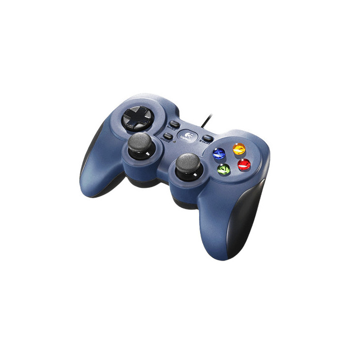 Logitech F310 Manette de jeu PC USB 2.0 Noir, Bleu