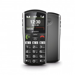 Emporia emporiaSIMPLICITY 5,08 cm (2") 90 g Noir, Argent Téléphone pour seniors