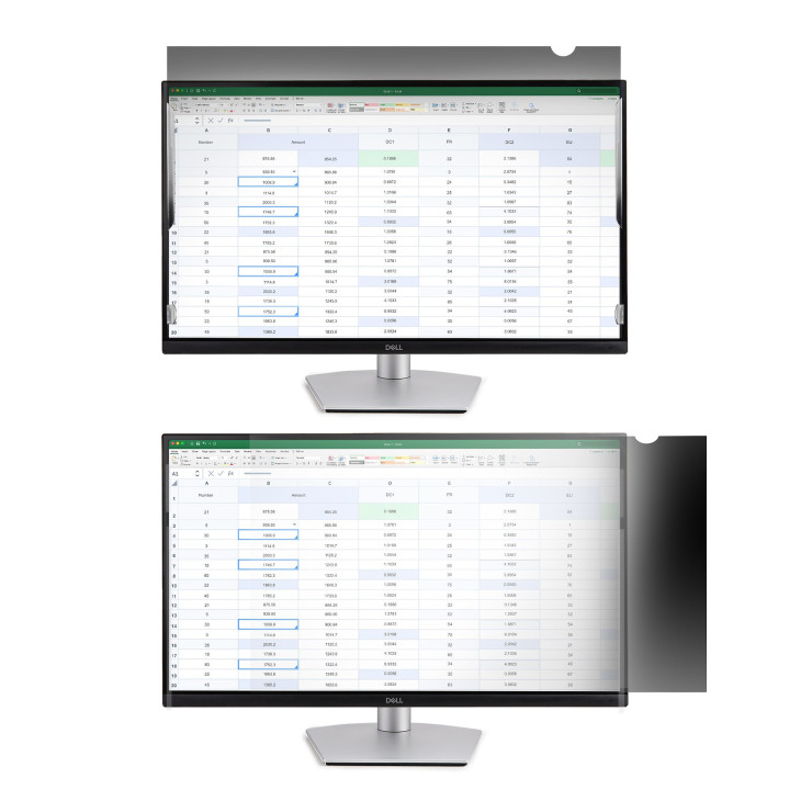 StarTech.com 22-inch 16:9 Computer Monitor Privacy Filter, Anti-Glare Privacy Screen w/51% Blue Light Reduction, Monitor Screen