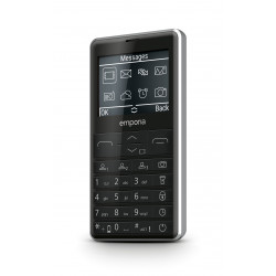 Emporia emporiaPRIME-LTE 5,87 cm (2.31") 107 g Noir Téléphone pour seniors