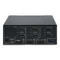 StarTech.com Switch KVM DisplayPort 2 Ports, 8K 60Hz / 4K 144Hz, DP 1.4, 2 Ports USB 10Gbps, 4 Ports USB HID, Commutateur KVM, 