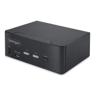 StarTech.com Switch KVM DisplayPort 2 Ports, 8K 60Hz / 4K 144Hz, DP 1.4, 2 Ports USB 10Gbps, 4 Ports USB HID, Commutateur KVM, 