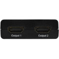 StarTech.com Splitter vidéo HDMI 4K à 2 ports - Répartiteur HDMI 1 x 2 alimenté par USB ou adaptateur d'alimentation