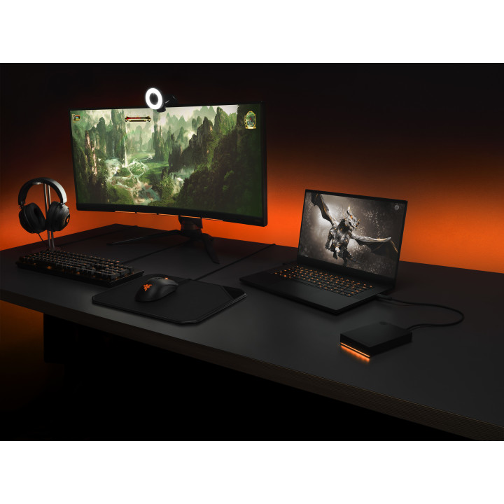 Seagate Game Drive FireCuda disque dur externe 5 To Noir