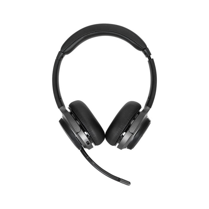 Targus AEH104GL écouteur/casque Avec fil &sans fil Arceau Appels/Musique USB Type-C Bluetooth Noir