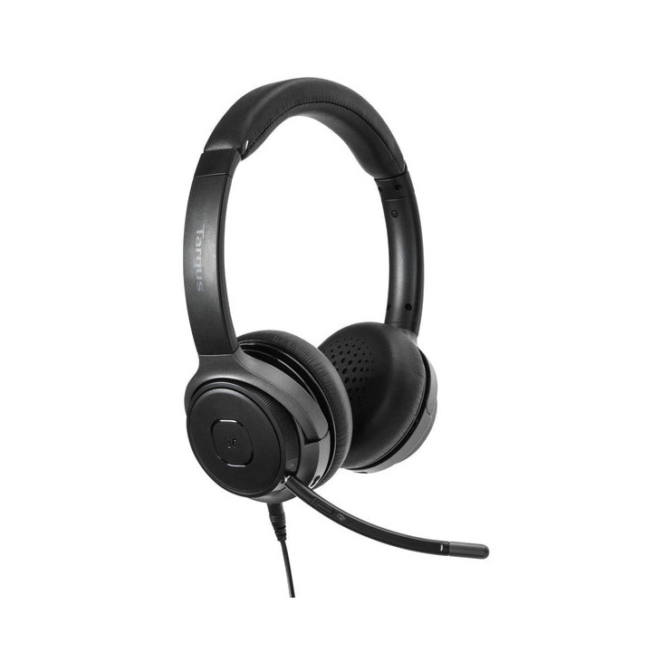 Targus AEH104GL écouteur/casque Avec fil &sans fil Arceau Appels/Musique USB Type-C Bluetooth Noir