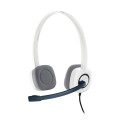 Logitech 981-000350 écouteur/casque Avec fil Arceau Bureau/Centre d'appels Blanc