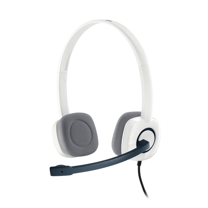 Logitech 981-000350 écouteur/casque Avec fil Arceau Bureau/Centre d'appels Blanc