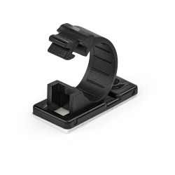 StarTech.com 100 Pinces Attache Câbles Adhésives Noir, Organiseur Câbles Réseau/Ethernet/Bureau/Ordinateur, Range Câbles B