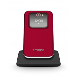 Emporia emporiaJOY-LTE 7,11 cm (2.8") 115 g Rouge Téléphone pour seniors