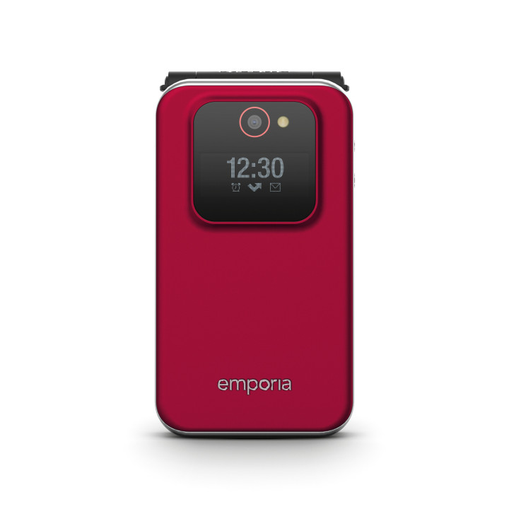 Emporia emporiaJOY-LTE 7,11 cm (2.8") 115 g Rouge Téléphone pour seniors
