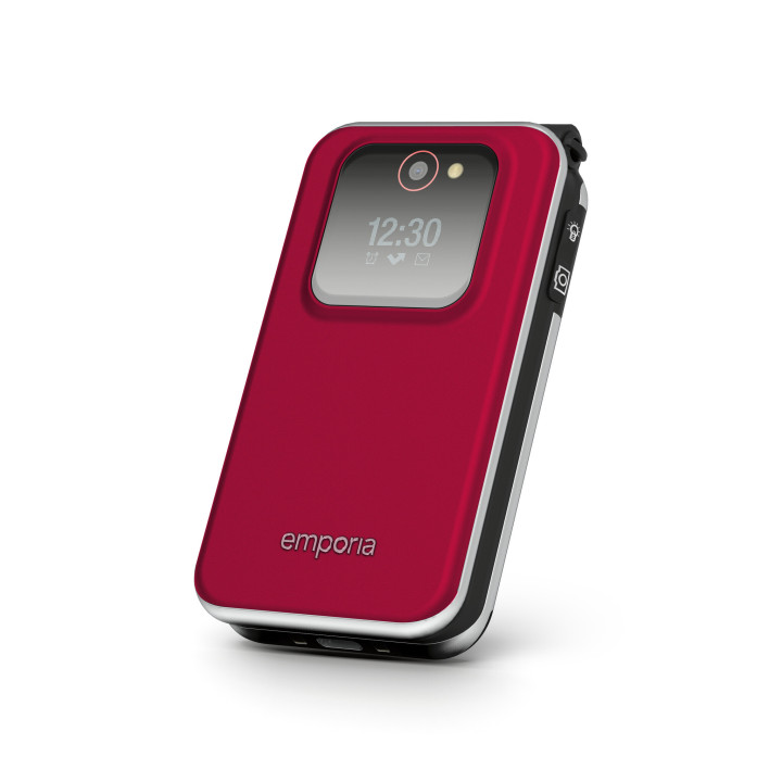Emporia emporiaJOY-LTE 7,11 cm (2.8") 115 g Rouge Téléphone pour seniors
