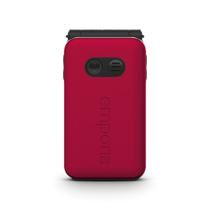 Emporia emporiaJOY-LTE 7,11 cm (2.8") 115 g Rouge Téléphone pour seniors