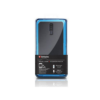 Verbatim Dual USB Power Pack 8400mAh Lithium Polymère (LiPo) Noir