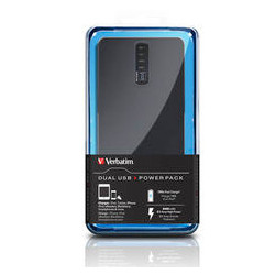 Verbatim Dual USB Power Pack 8400mAh Lithium Polymère (LiPo) Noir