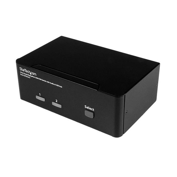StarTech.com Switch KVM DisplayPort double affichage à 2 ports - 4K 60 Hz