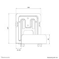 Neomounts AWL-440BL Support pour lecteur multimédia - universel