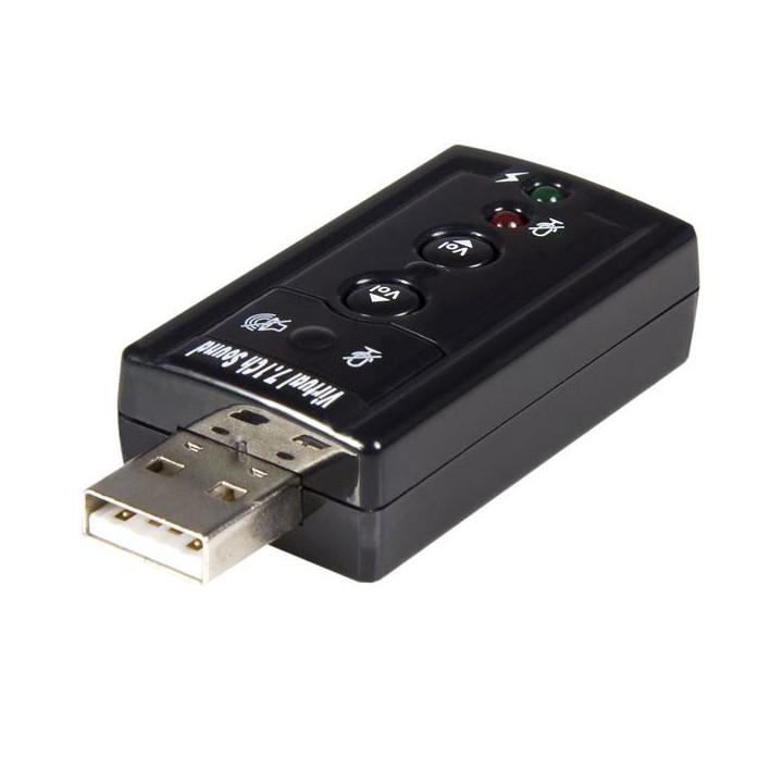 StarTech.com Adaptateur Carte Son USB vers Audio Stéréo avec Contrôle de Volume Externe