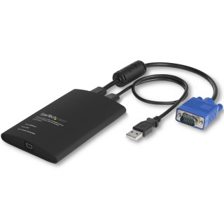 StarTech.com Adaptateur Crash Cart USB - Adaptateur Crash Cart KVM USB pour Ordinateur Portable - Crash Cart de Salle de Serveu