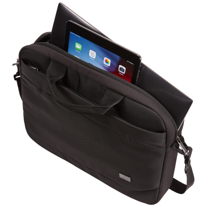 Case Logic Advantage ADVA-114 Black 35,6 cm (14") Sac Messenger Noir