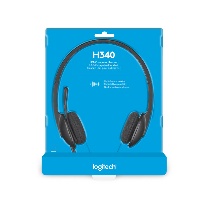 Logitech H340 USB Computer Headset Avec audio numérique