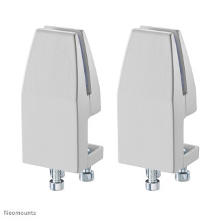 Neomounts NS-CLMP40WHITE Jeu de pinces de bureau (2 pcs) - max 5 kg
