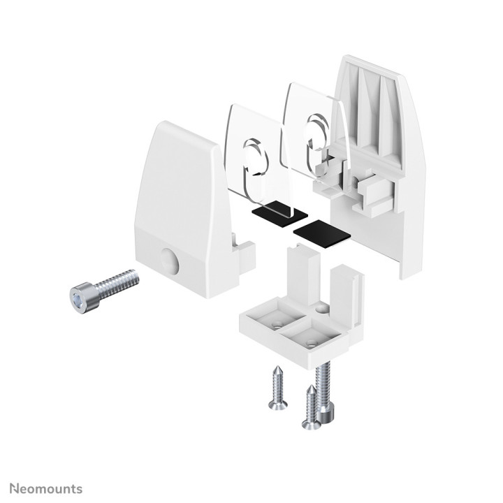 Neomounts NS-CLMP40WHITE Jeu de pinces de bureau (2 pcs) - max 5 kg