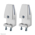 Neomounts NS-CLMP40WHITE Jeu de pinces de bureau (2 pcs) - max 5 kg