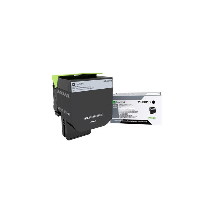 Lexmark 71B0X10 toner cartridge 1 pc(s) Original Black