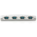 StarTech.com Hub série RS232 à 4 ports - Adaptateur USB vers 4x DB9 RS232 alimenté par bus