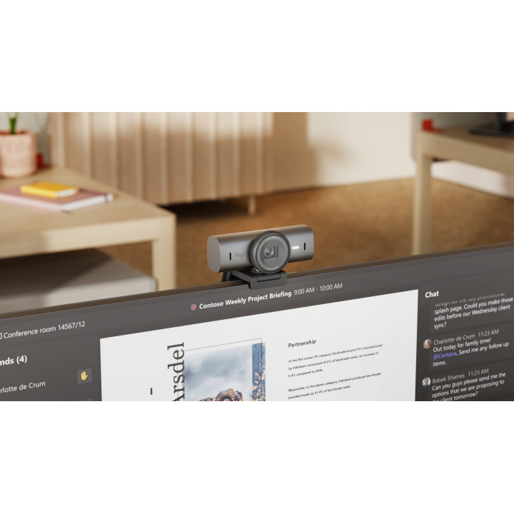 Logitech 960-001530 webcam 8,5 MP 4096 x 2160 pixels USB Graphite
