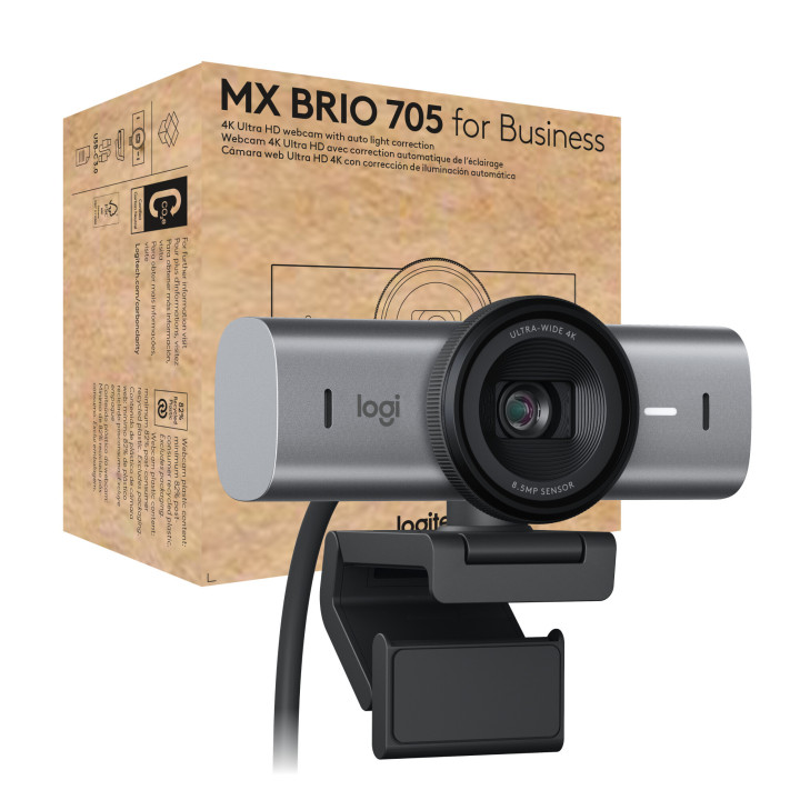Logitech 960-001530 webcam 8,5 MP 4096 x 2160 pixels USB Graphite