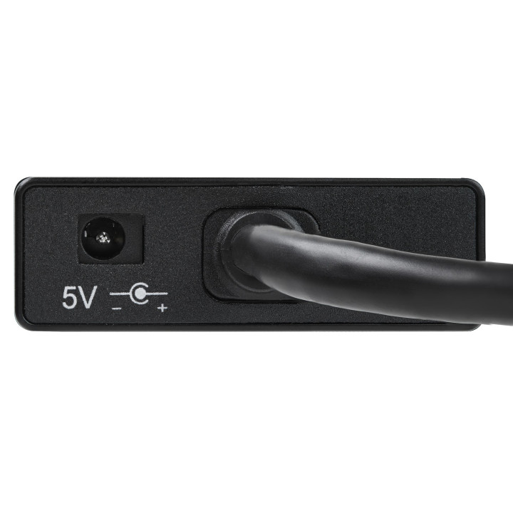 StarTech.com Hub USB 3.0 (5Gbps) portable à 3 ports avec câble intégré plus Gigabit Ethernet - Aluminium