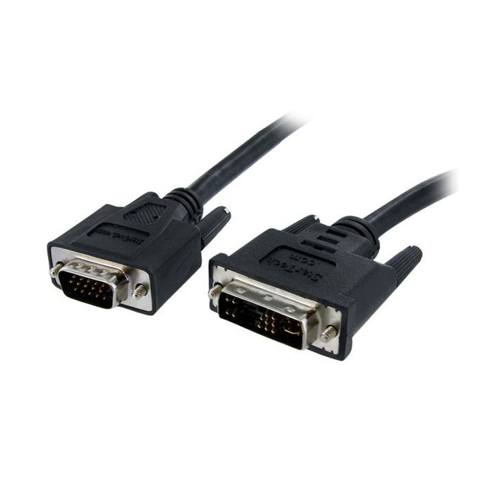StarTech.com Câble écran DVI vers VGA - DVI-A (M) vers VGA HD15 (M) - 5m - Cordon DVI-A vers VGA