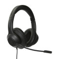 Targus AEH102GL écouteur/casque Avec fil Arceau Appels/Musique USB Type-A Noir