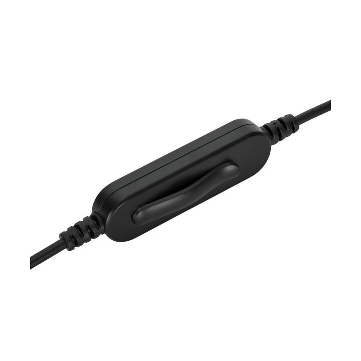 Targus AEH102GL écouteur/casque Avec fil Arceau Appels/Musique USB Type-A Noir