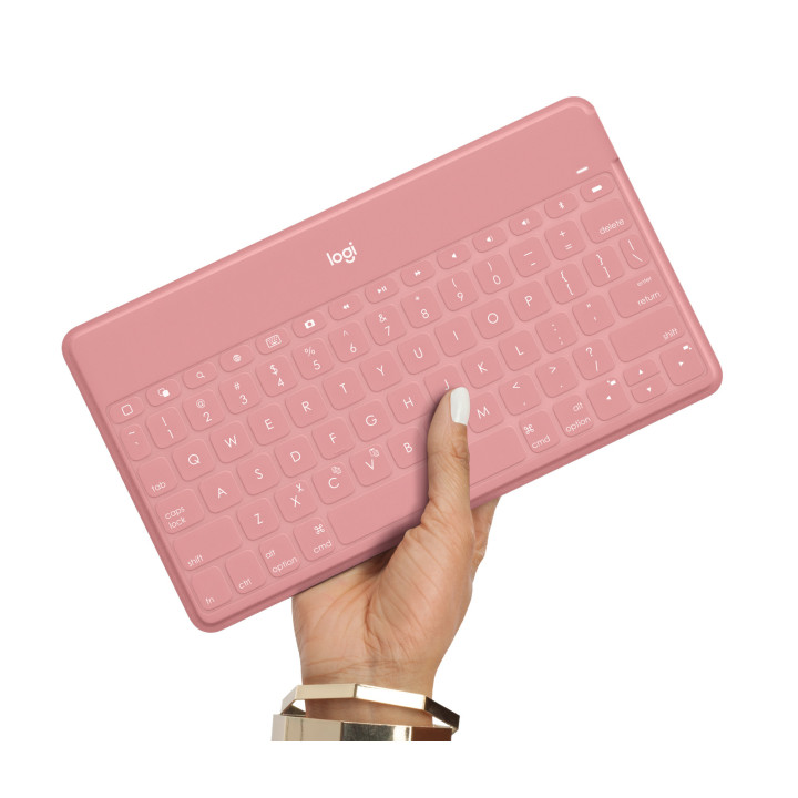 Logitech 920-010043 clavier pour tablette Espagnole Bluetooth Rose