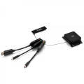 C2G Boucle d’adaptateurs dongle 4K HDMI® à boîtier universel rétractable avec Mini DisplayPort™, DisplayPort et USB-C®