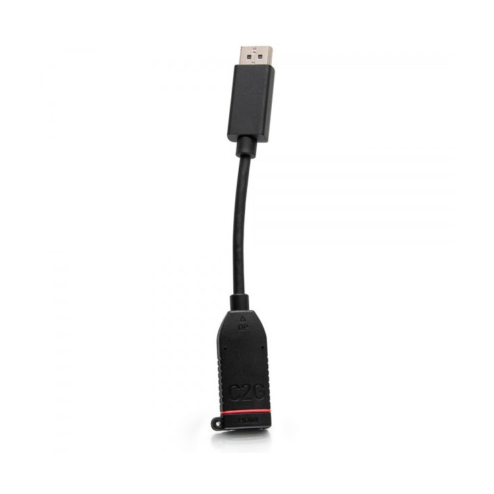 C2G Boucle d’adaptateurs dongle 4K HDMI® à boîtier universel rétractable avec Mini DisplayPort™, DisplayPort et USB-C®