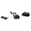 C2G Boucle d’adaptateurs dongle 4K HDMI® à boîtier universel rétractable avec Mini DisplayPort™, DisplayPort et USB-C®