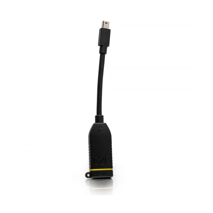 C2G Boucle d’adaptateurs dongle 4K HDMI® à boîtier universel rétractable avec Mini DisplayPort™, DisplayPort et USB-C®