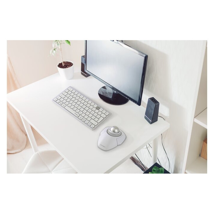 Kensington Trackball Orbit® sans fil avec molette – Blanc